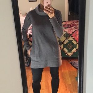 Athleta cowl sweatshirt dress/tunic